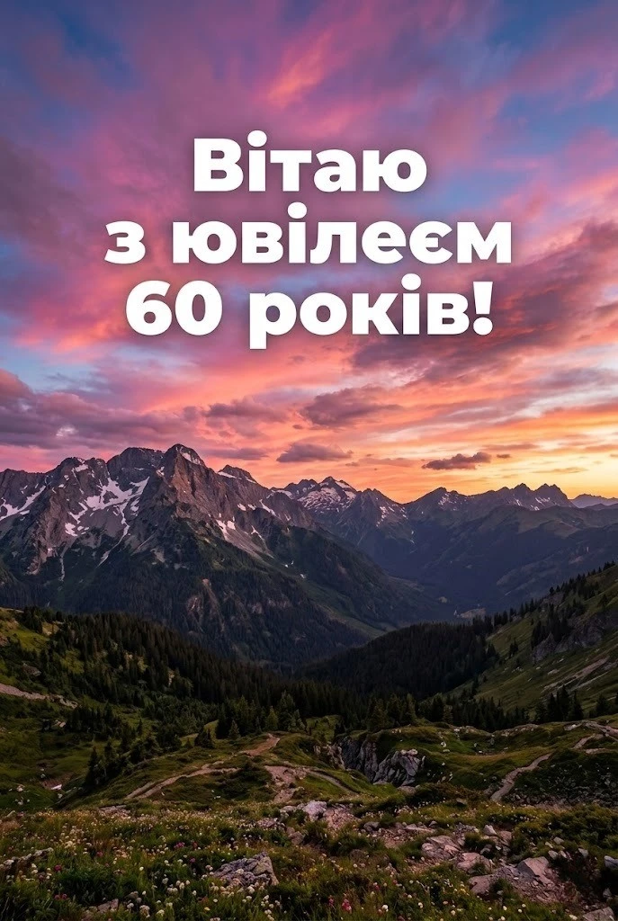 З 60-річчям! Найкращі привітання для чоловіка у віршах та прозі