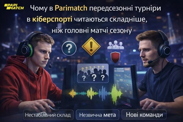 Чому в Parimatch передсезонні турніри в кіберспорті читаються складніше, ніж головні матчі сезону