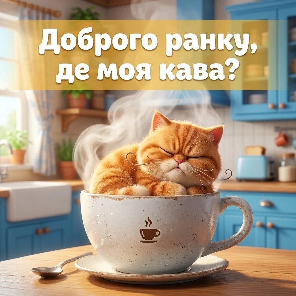 Доброго ранку та гарного настрою: сучасний гумор у картинках та привітаннях