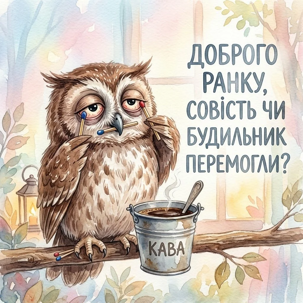 Доброго ранку та гарного настрою: сучасний гумор у картинках та привітаннях