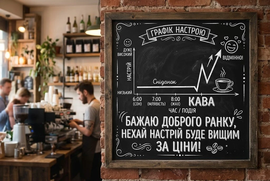 Доброго ранку та гарного настрою: сучасний гумор у картинках та привітаннях