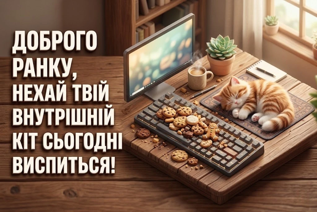 Доброго ранку та гарного настрою: сучасний гумор у картинках та привітаннях