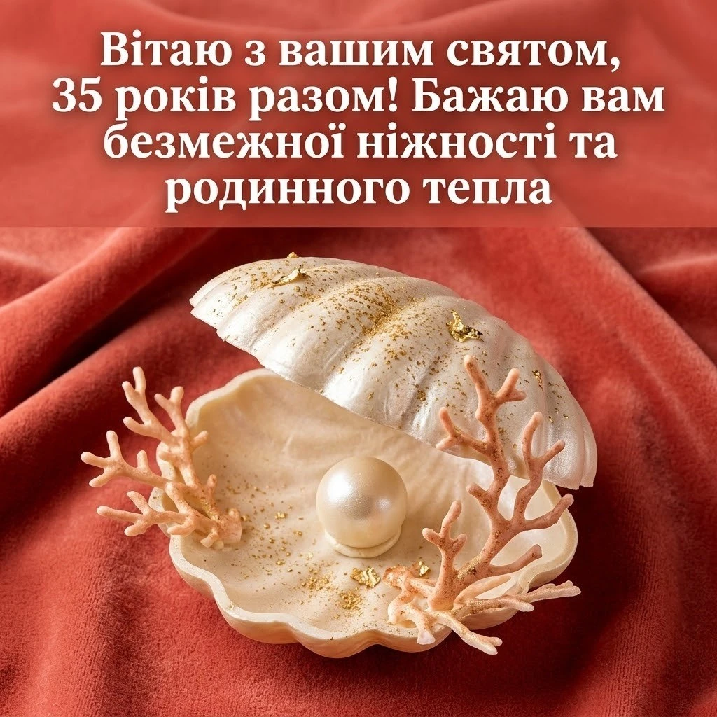 Коралове весілля: найкращі привітання з 35-ю річницею шлюбу в прозі та віршах