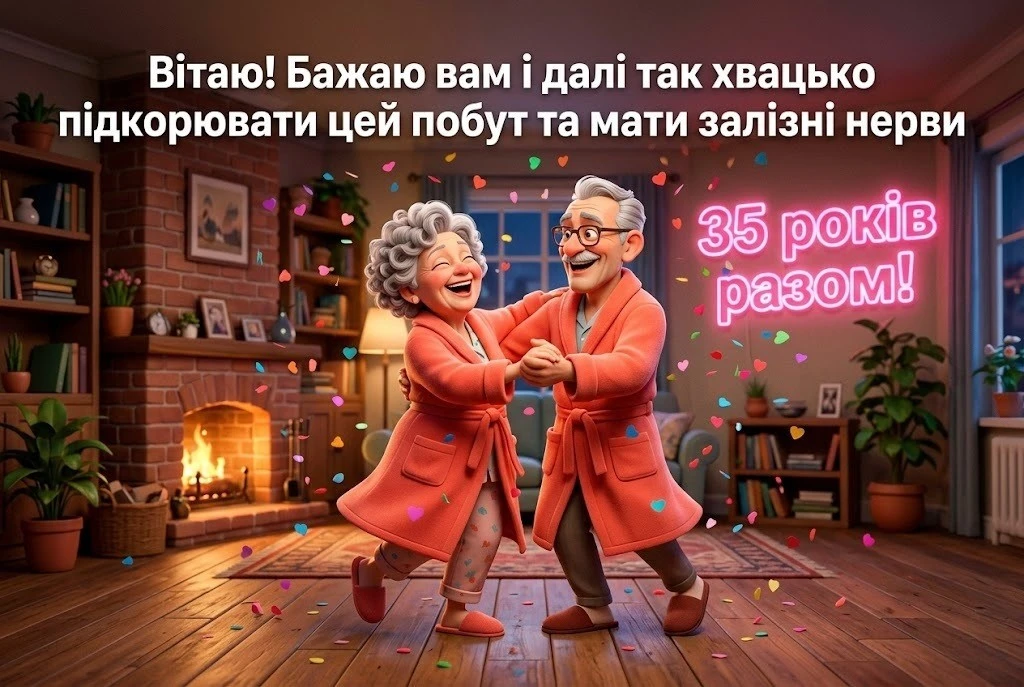 Коралове весілля: найкращі привітання з 35-ю річницею шлюбу в прозі та віршах