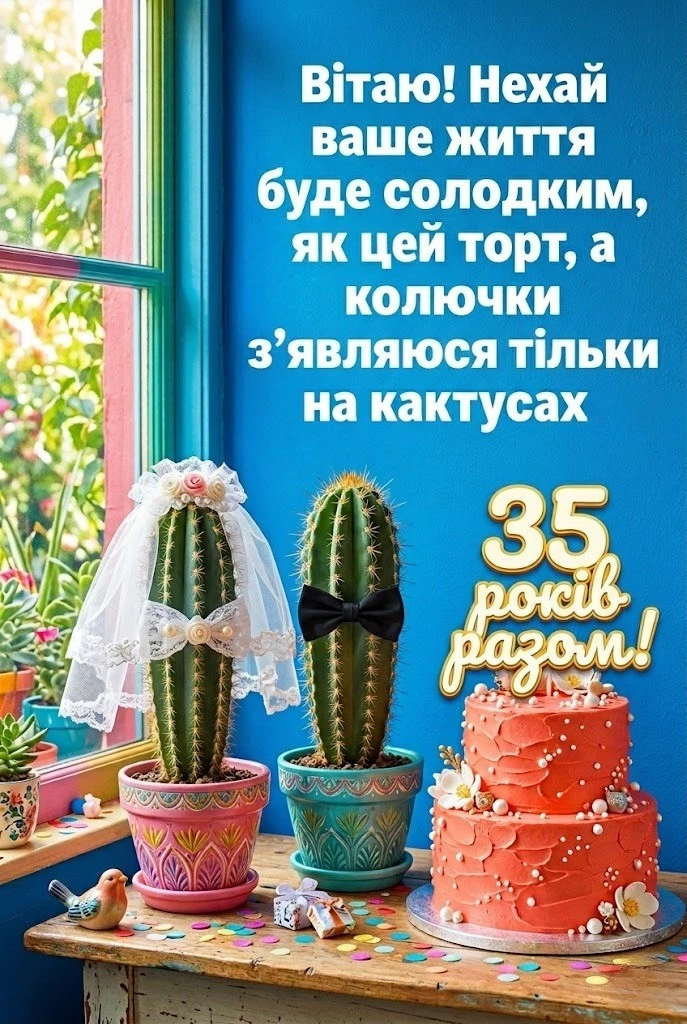 Коралове весілля: найкращі привітання з 35-ю річницею шлюбу в прозі та віршах