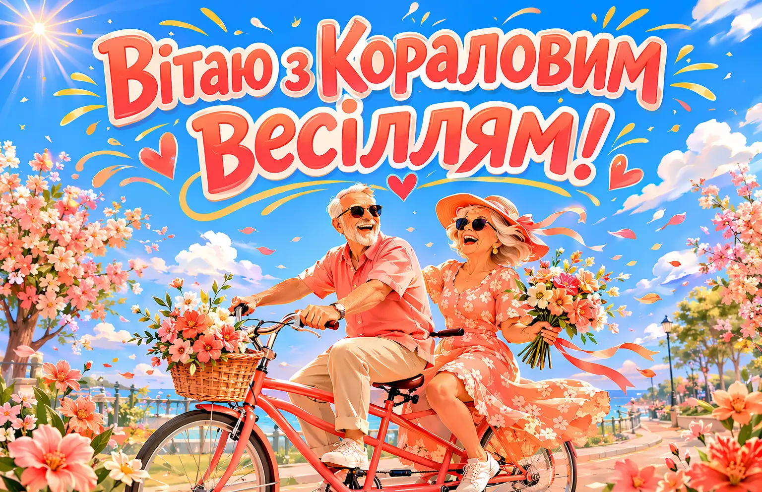 Коралове весілля: найкращі привітання з 35-ю річницею шлюбу в прозі та віршах