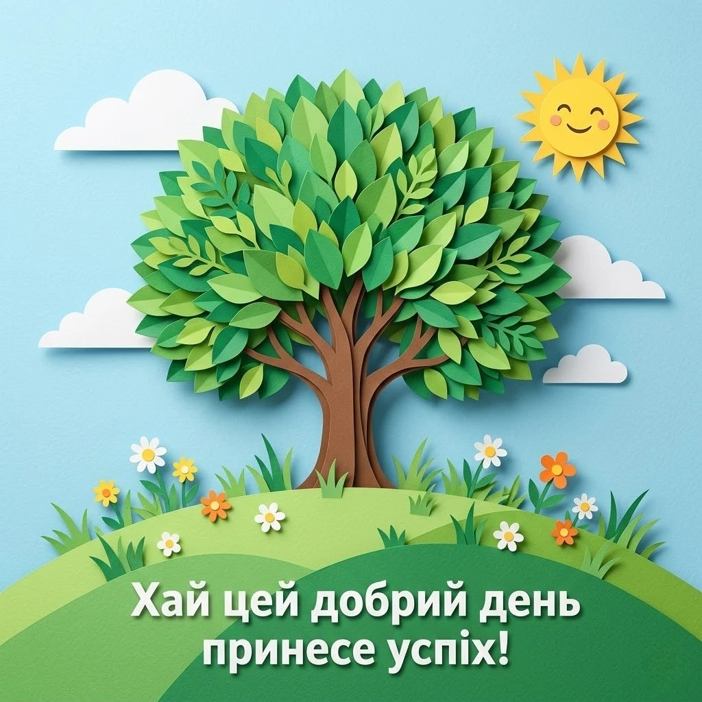 Доброго дня: сучасні листівки українською мовою для найкращих побажань