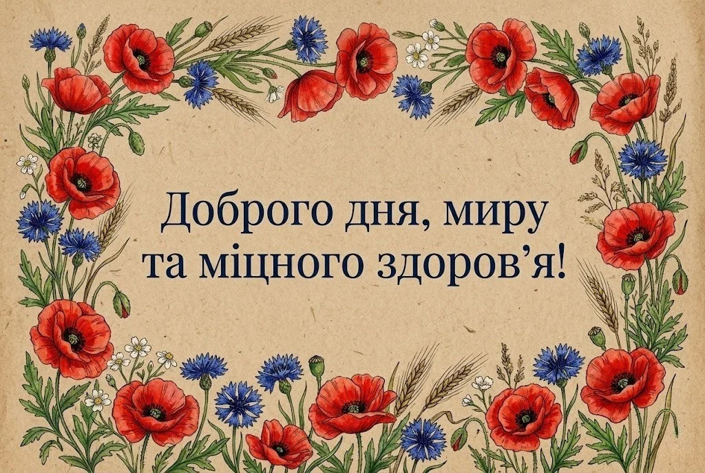 Доброго дня: сучасні листівки українською мовою для найкращих побажань