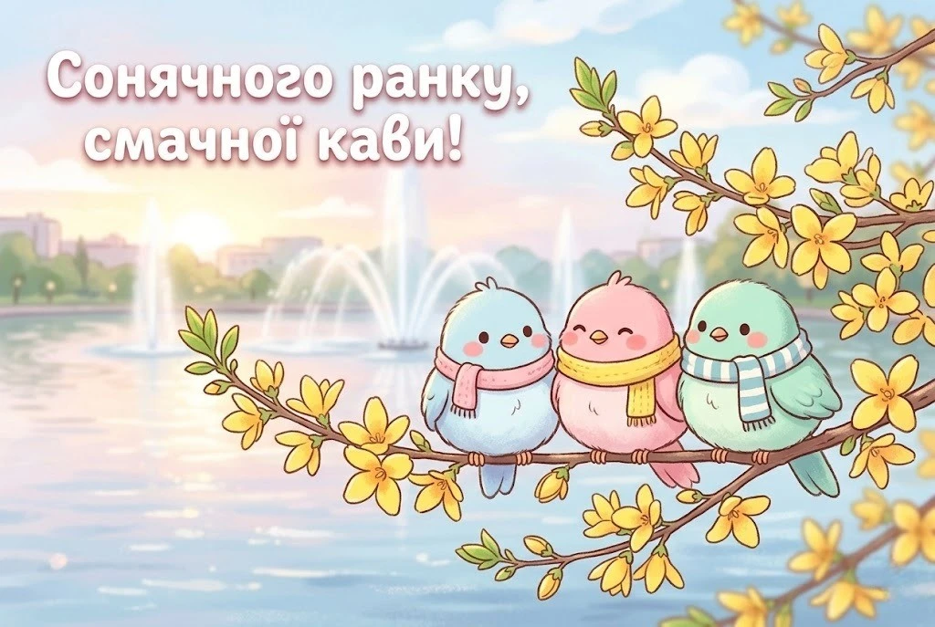 Доброго ранку: весняні картинки, Тернопіль та найтепліші побажання для гарного дня