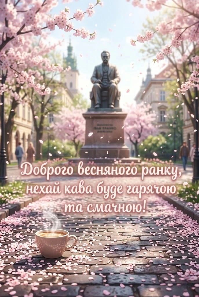 Доброго ранку: весняні картинки, Тернопіль та найтепліші побажання для гарного дня