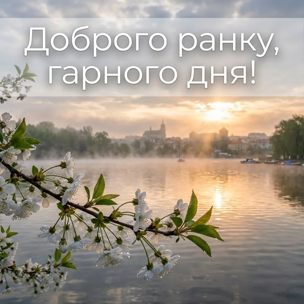 Доброго ранку: весняні картинки, Тернопіль та найтепліші побажання для гарного дня