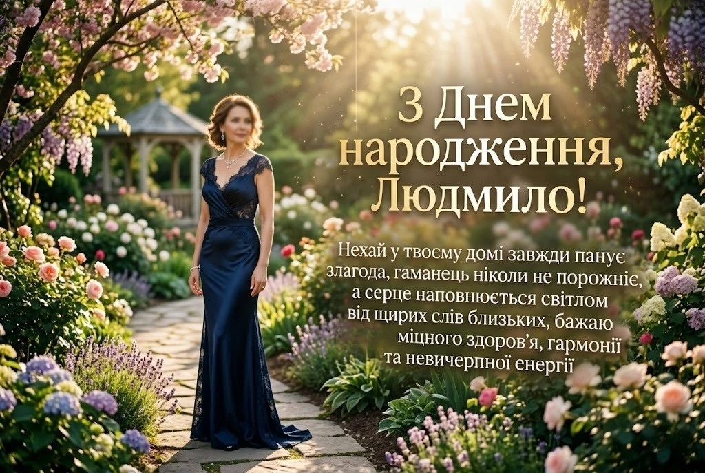 Особливі слова для особливої жінки: вітаємо Людмилу з днем народження