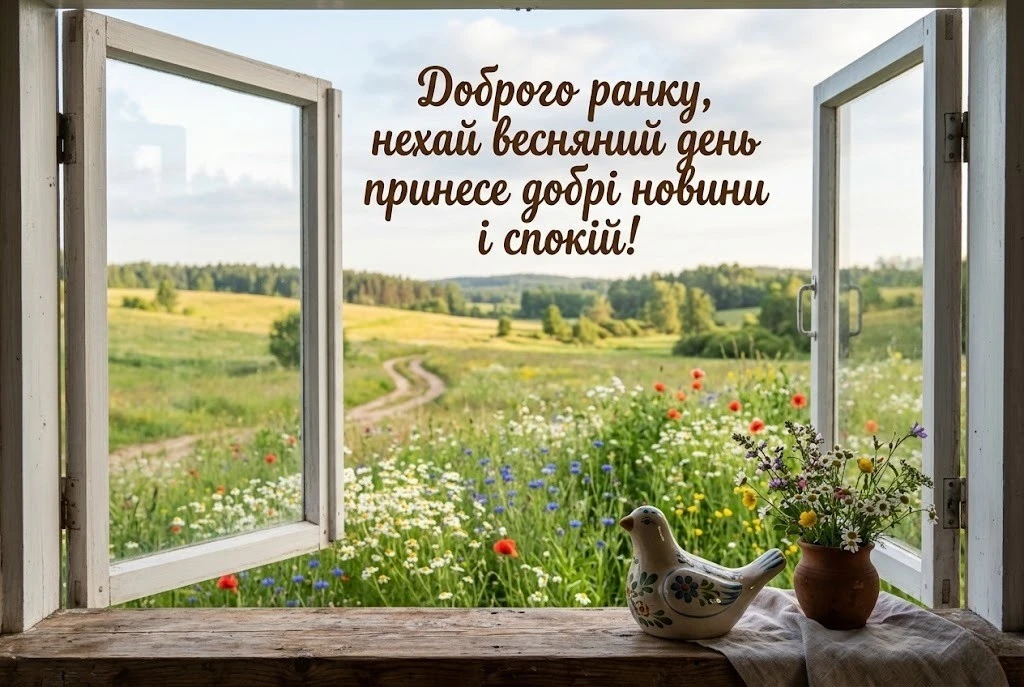 Доброго весняного ранку та гарного дня: патріотичні українські картинки для душевного настрою