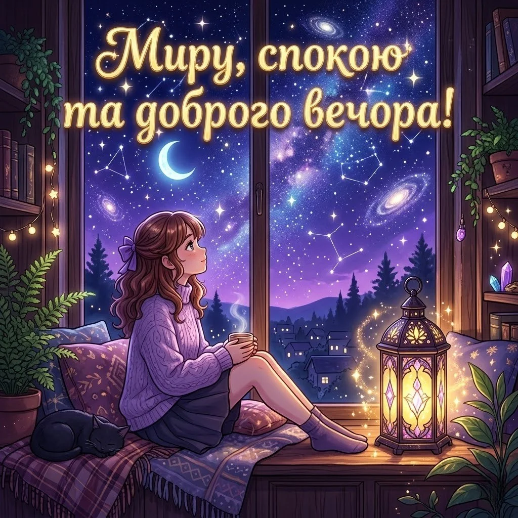 Доброго вечора та мирного відпочинку, Україно: душевні картинки та щирі побажання