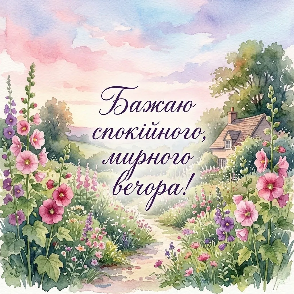Доброго вечора та мирного відпочинку, Україно: душевні картинки та щирі побажання