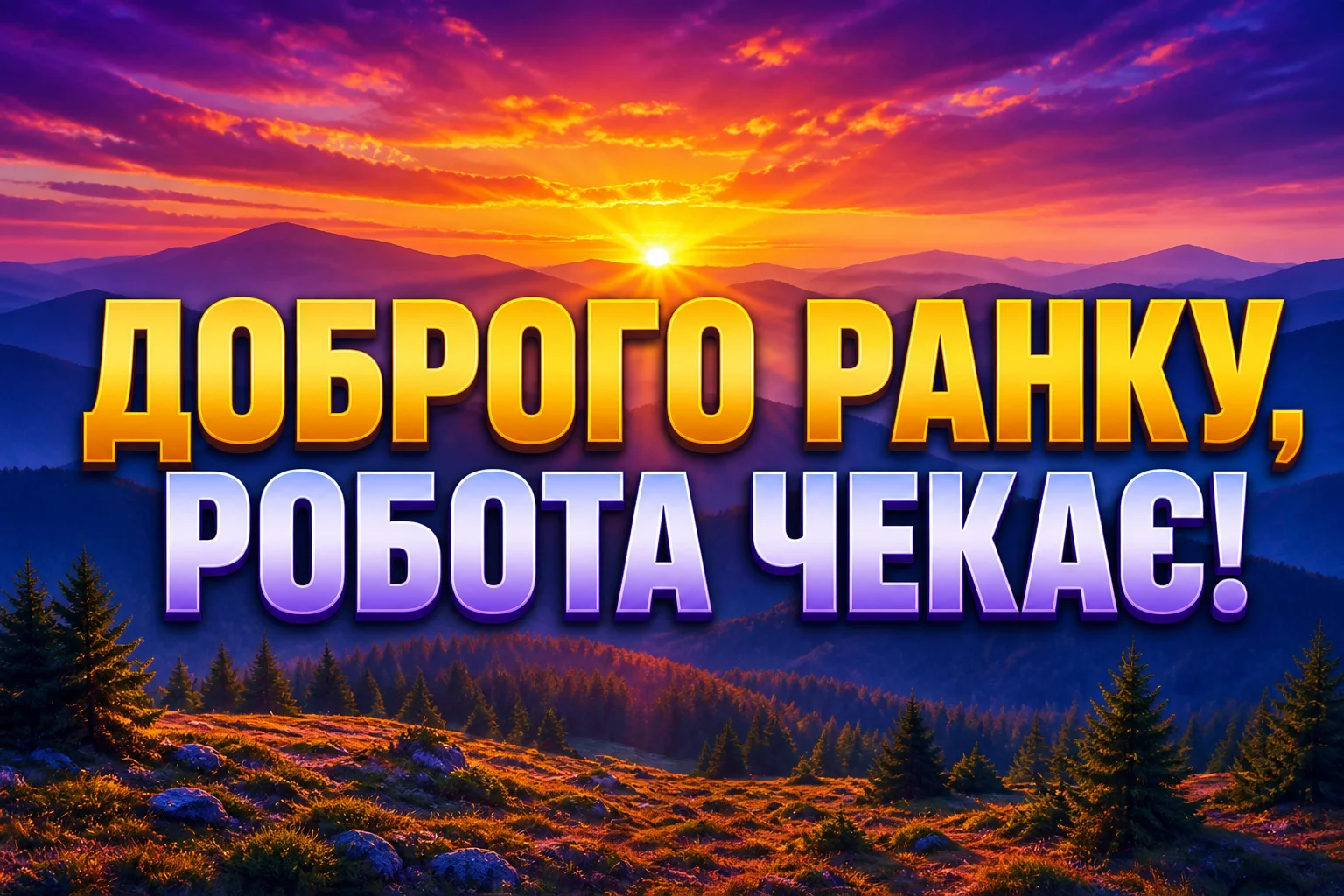 Доброго ранку та вдалого початку робочого тижня: душевні картинки для натхнення в Україні