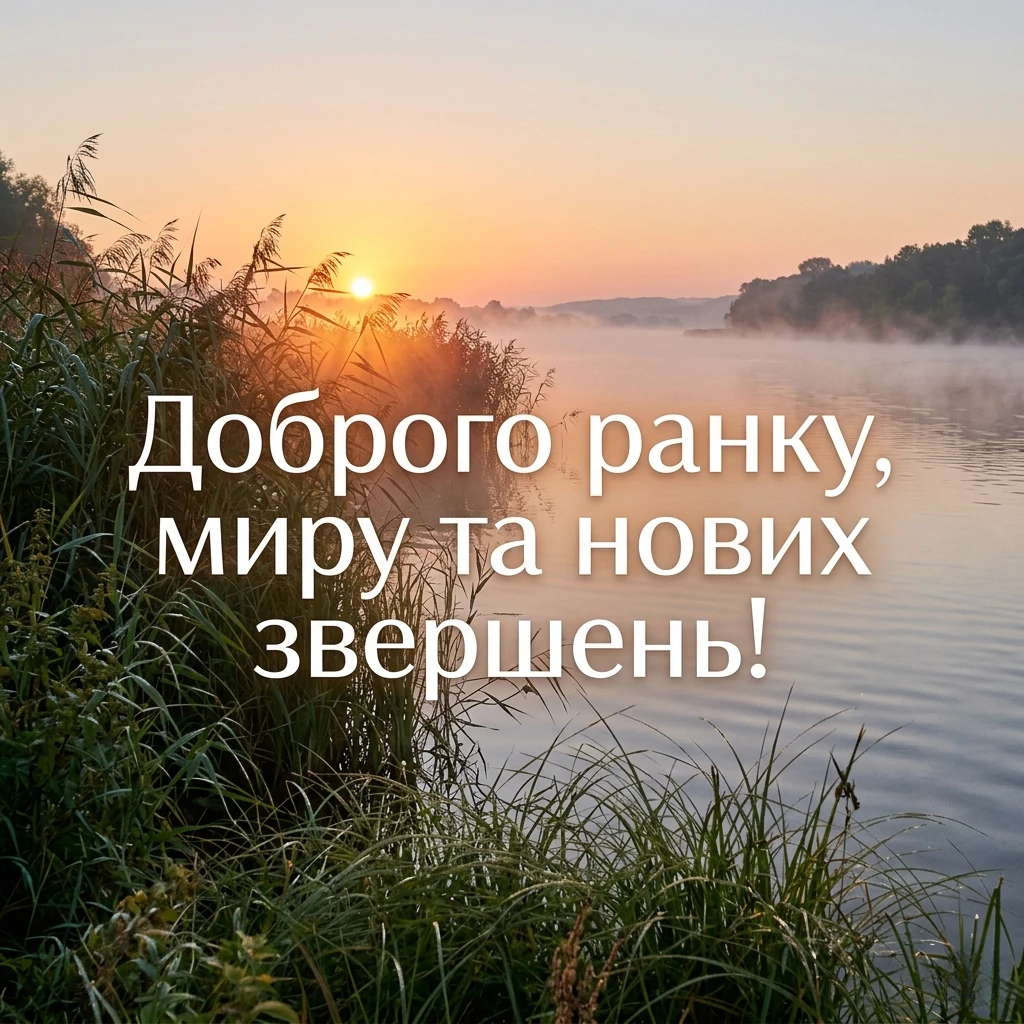 Доброго ранку та вдалого початку робочого тижня: душевні картинки для натхнення в Україні