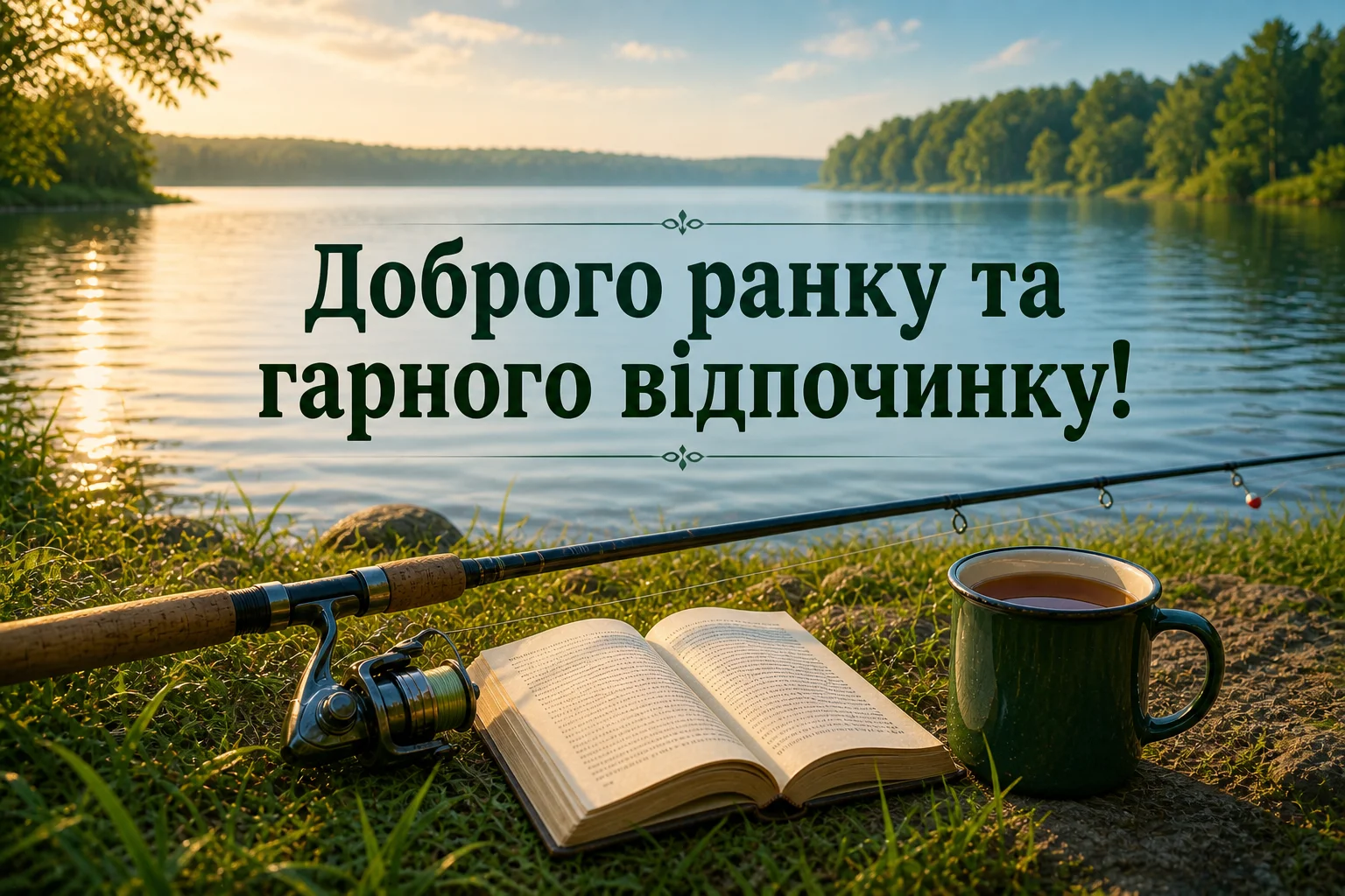 Доброго ранку та гарного відпочинку на природі: сучасні картинки для душевного настрою