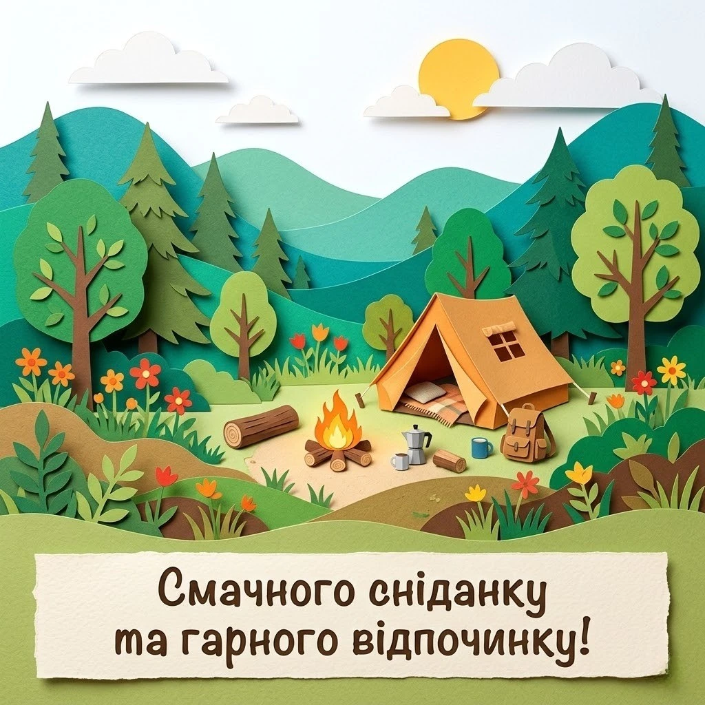 Доброго ранку та гарного відпочинку на природі: сучасні картинки для душевного настрою