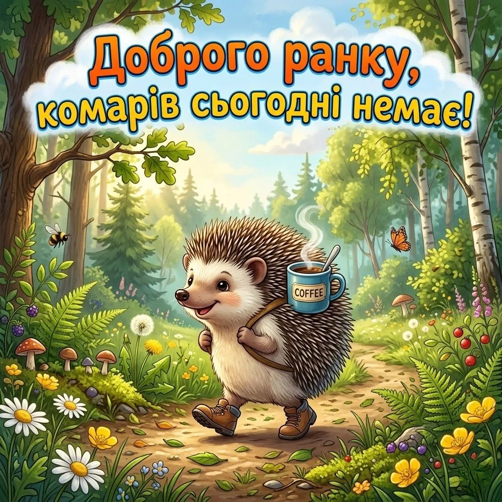 Доброго ранку та гарного відпочинку на природі: сучасні картинки для душевного настрою