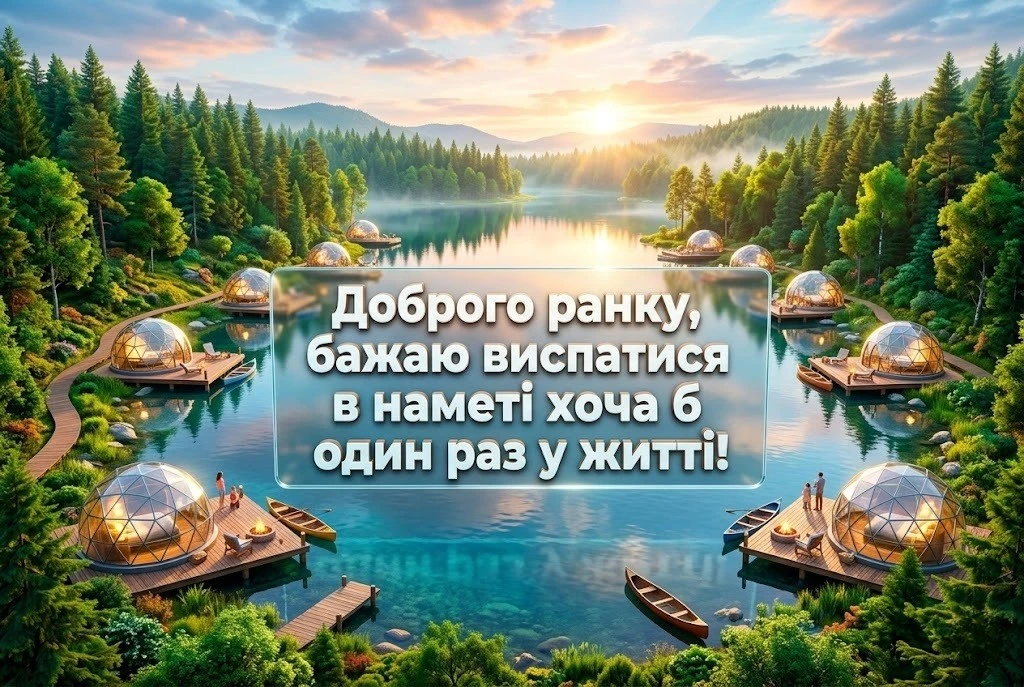 Доброго ранку та гарного відпочинку на природі: сучасні картинки для душевного настрою