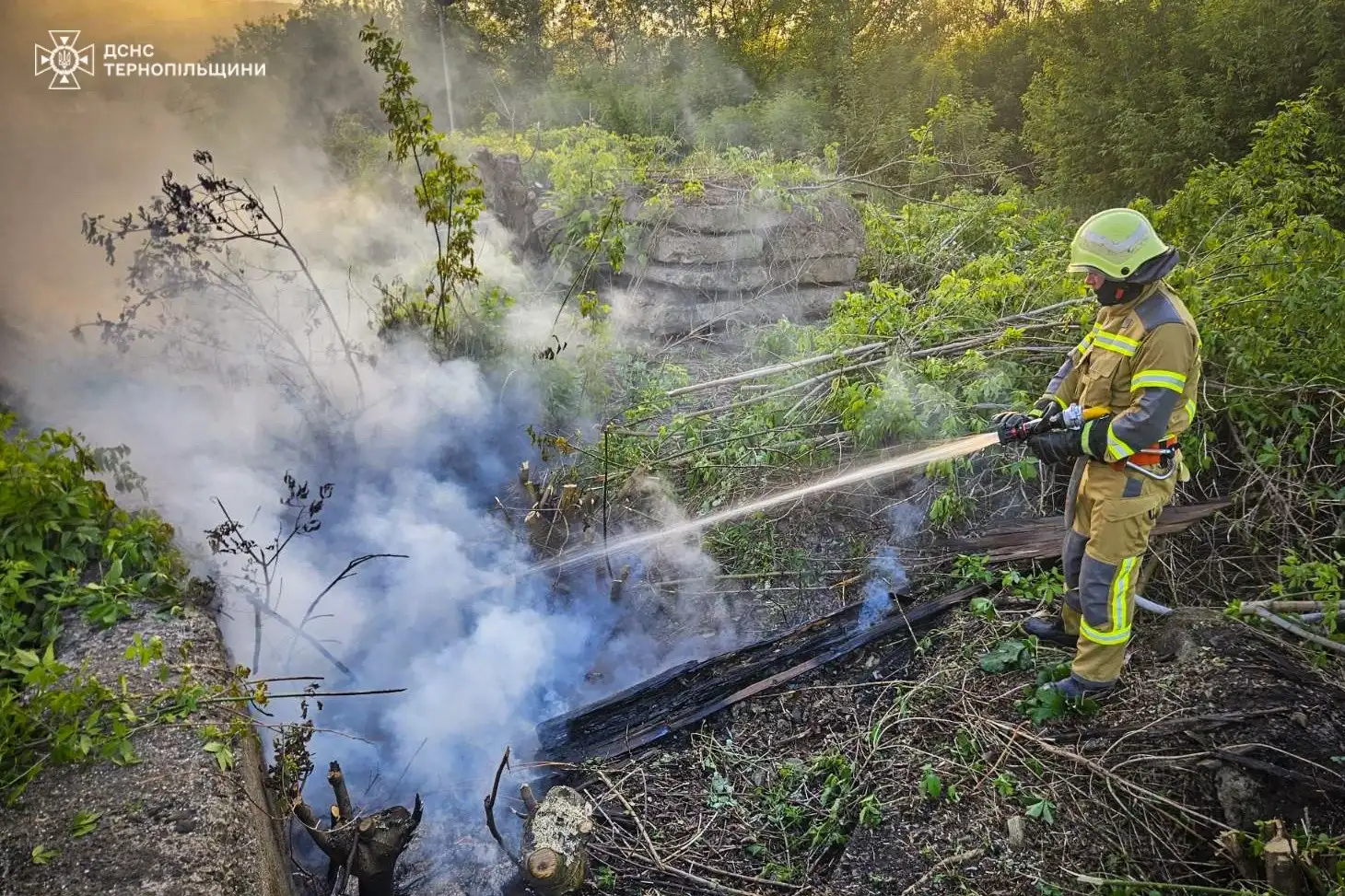 Рятувальники Тернопільщини за добу вберегли від вогню три будівлі