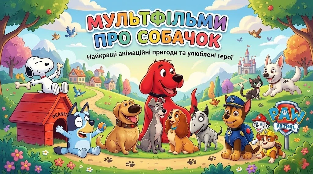 Мультфільми про собачок що варто переглянути сьогодні