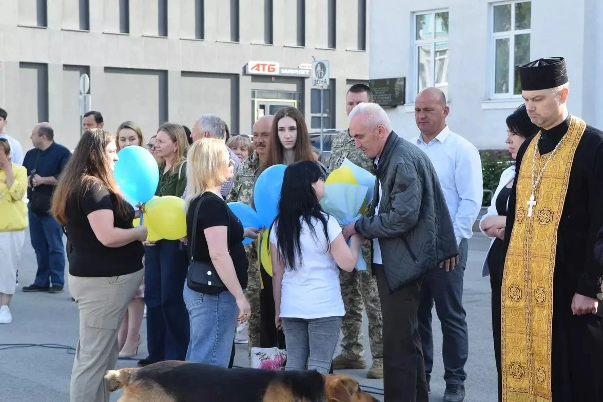 Головний сержант Михайло Медведик після чотирнадцяти місяців неволі повернувся до Чорткова