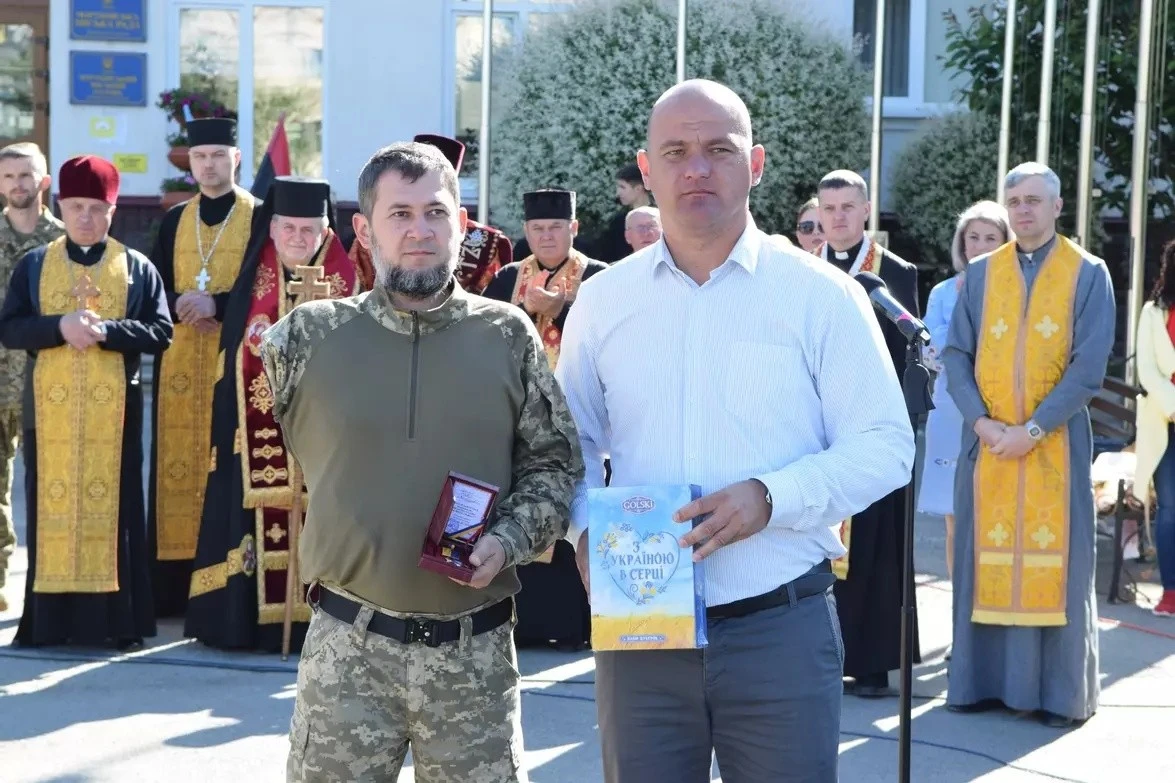 Головний сержант Михайло Медведик після чотирнадцяти місяців неволі повернувся до Чорткова