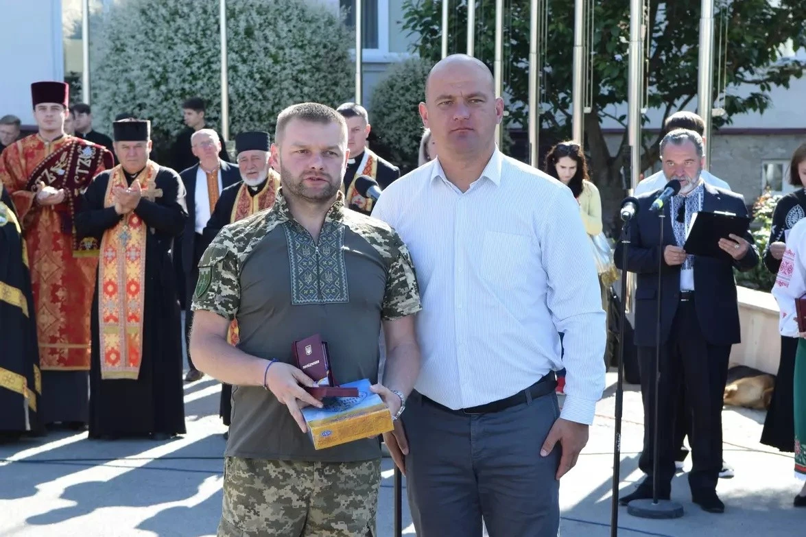 Головний сержант Михайло Медведик після чотирнадцяти місяців неволі повернувся до Чорткова