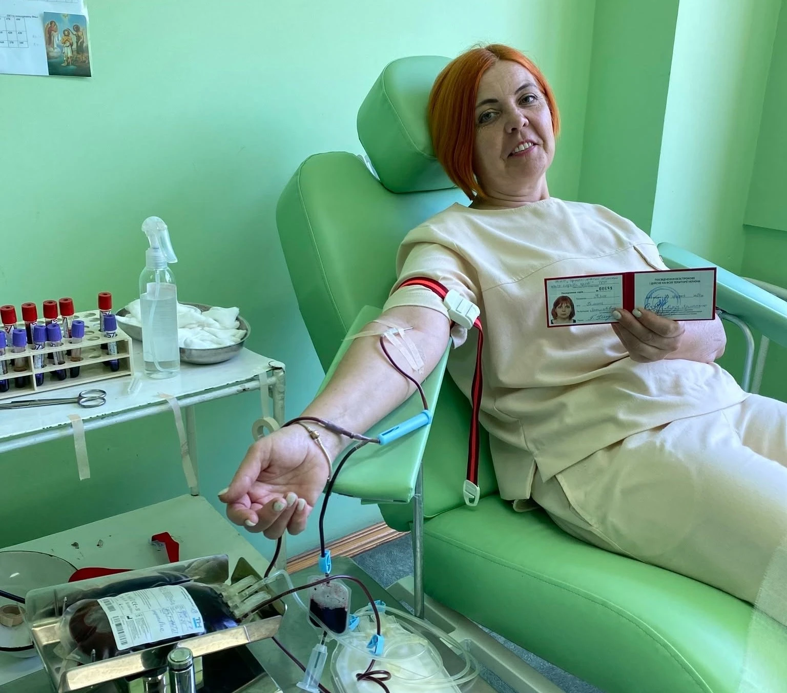 Ювілейний вчинок: жителька Чорткова здала кров п’ятдесятий раз