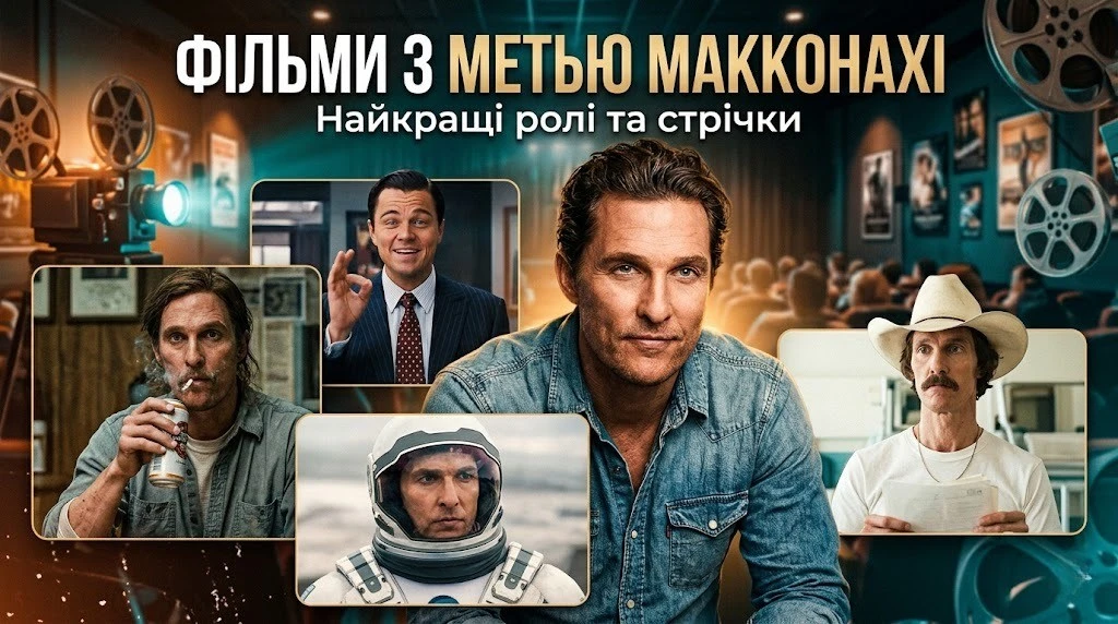 МакКонахі на екрані від Техасу до космосу