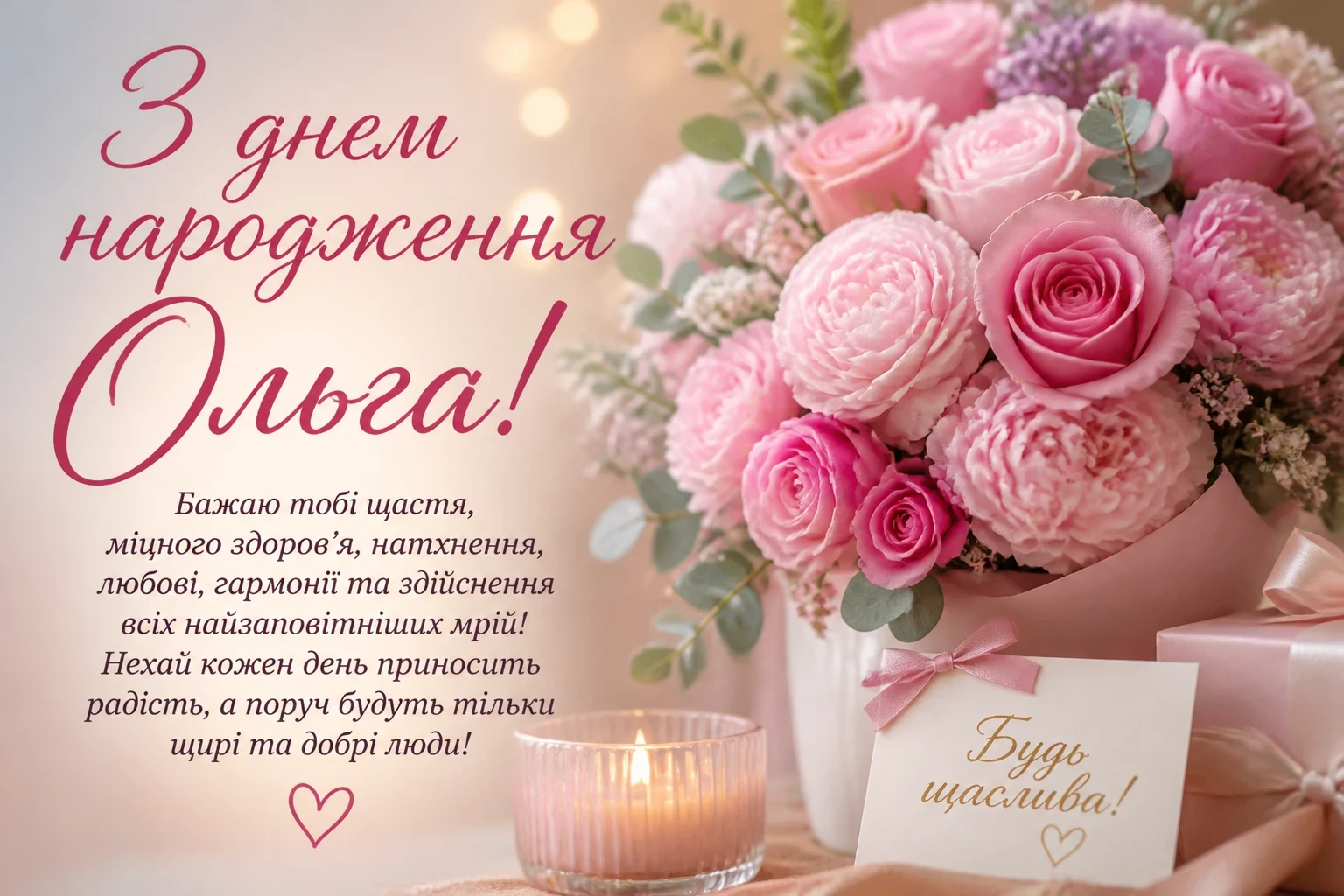 З днем народження Ольга
