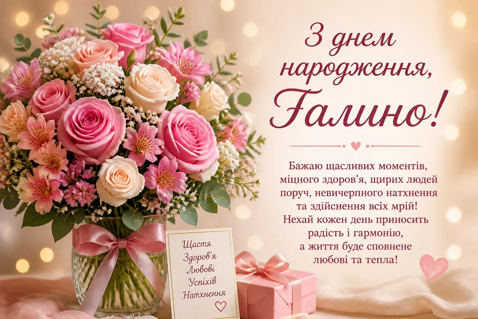З днем народження, Галино
