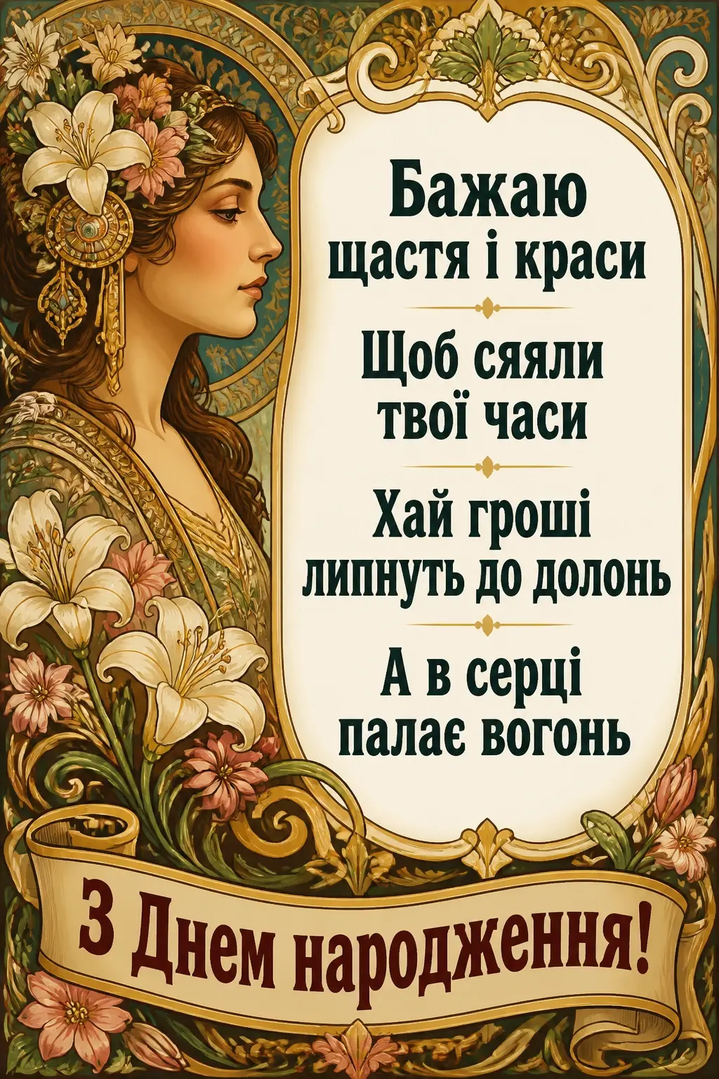 картинки жінці красиві привітання привітання з днем народження