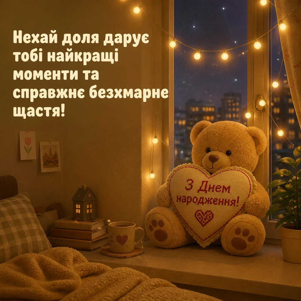 люба донечка з днем народження донечко