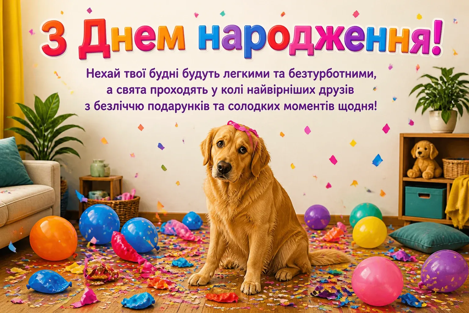 люба донечка з днем народження донечко