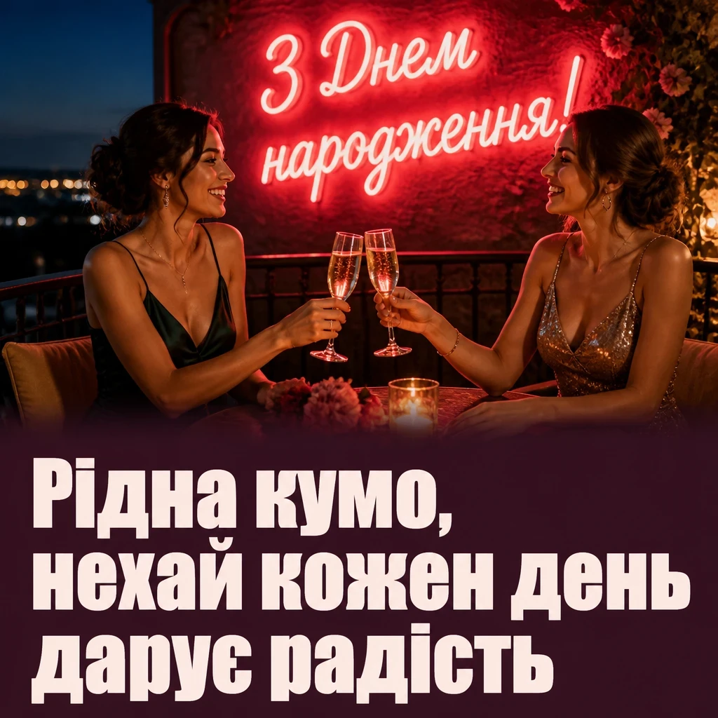 оригінальні привітання з днем народження кумі