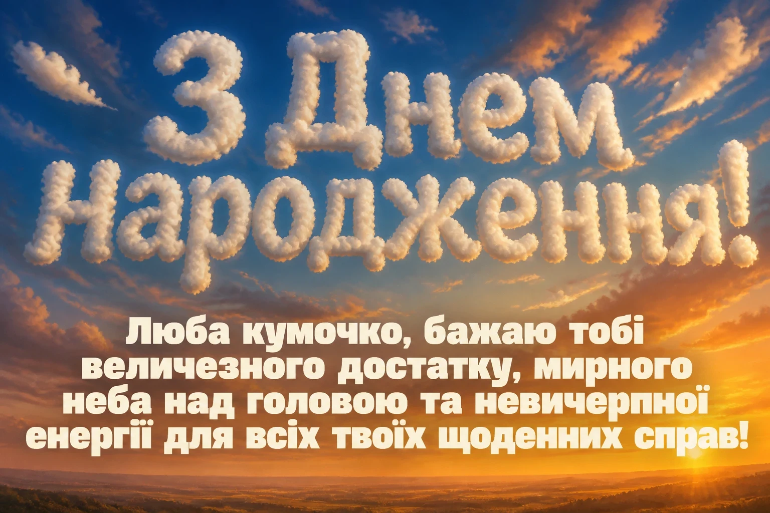 оригінальні привітання з днем народження кумі