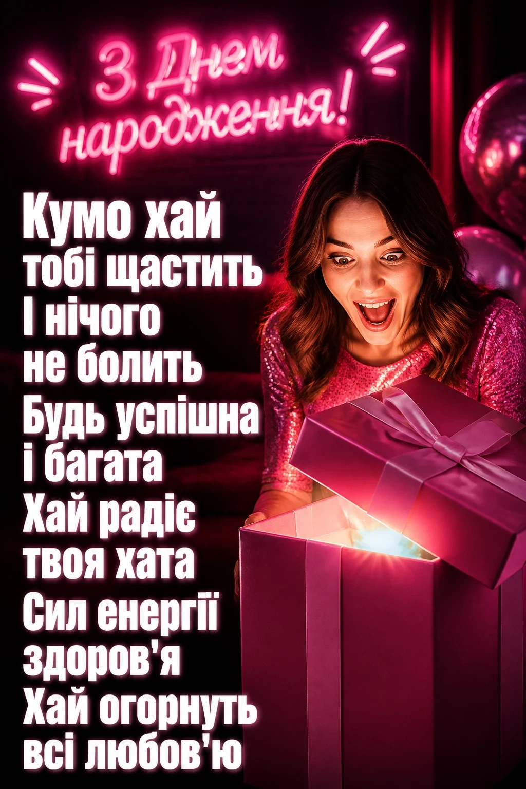 оригінальні привітання з днем народження кумі