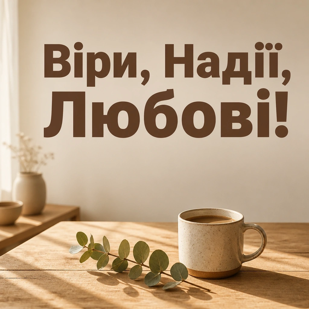 віра надія любов