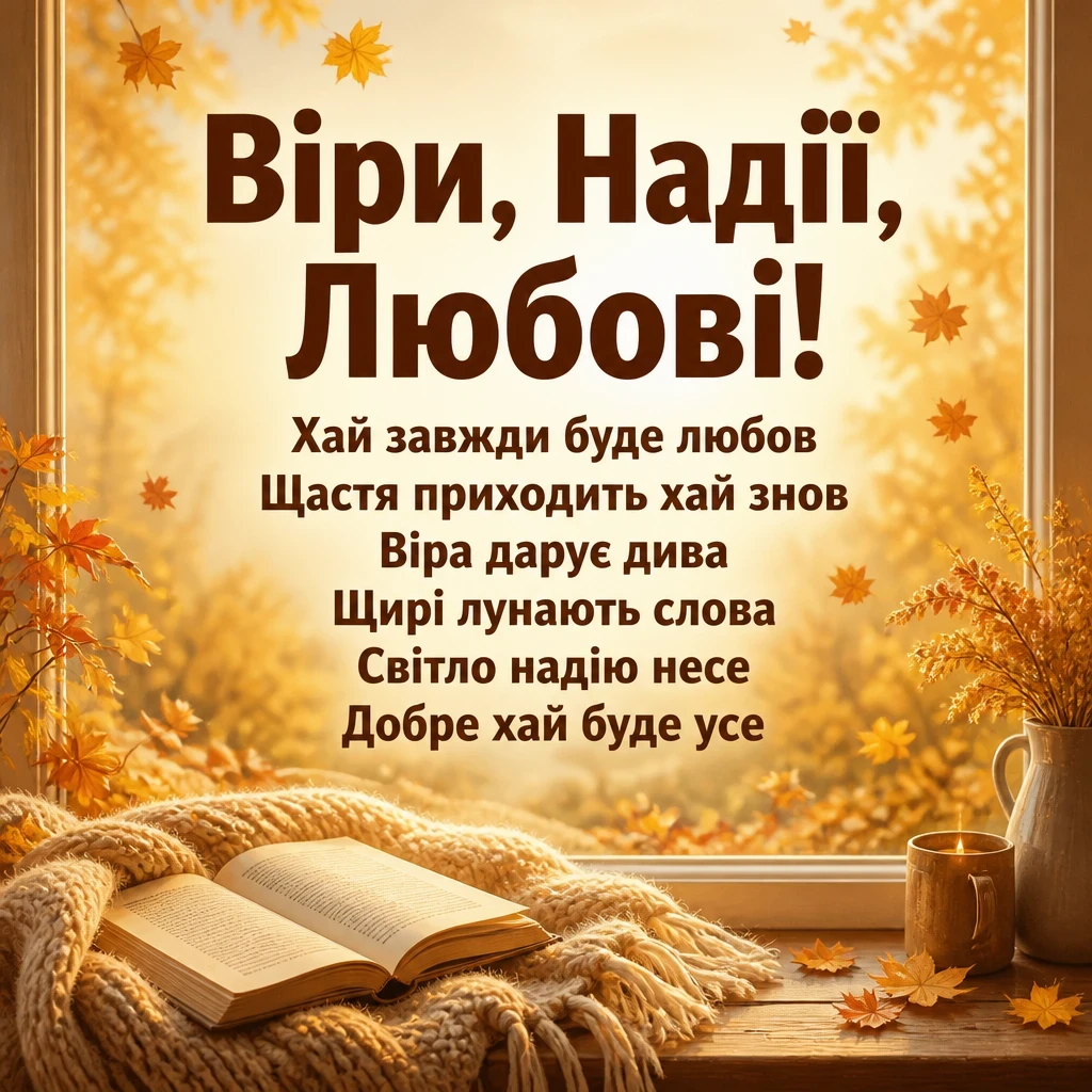 віра надія любов