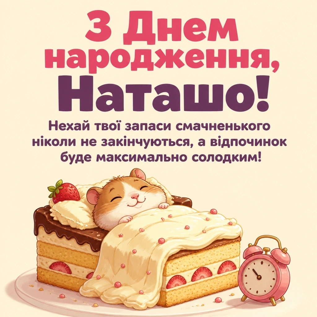 з днем народження наташа