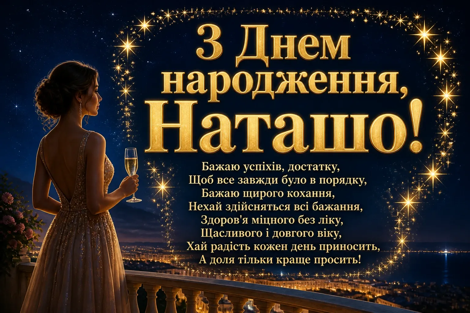 з днем народження наташа