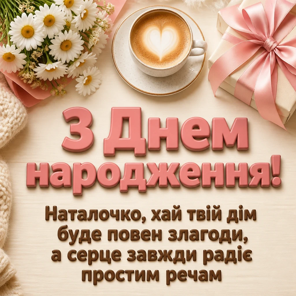 наташа з днем народження наталочка картинки