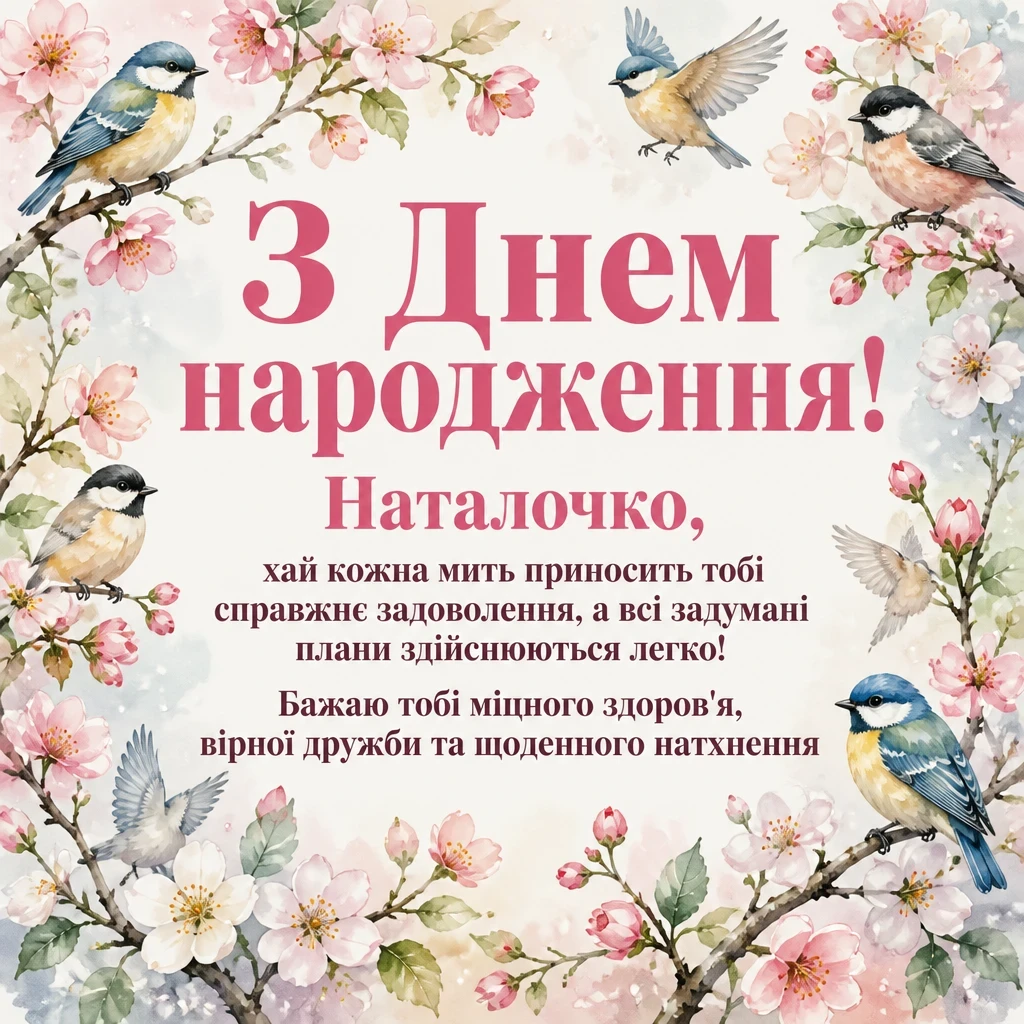 наташа з днем народження наталочка картинки