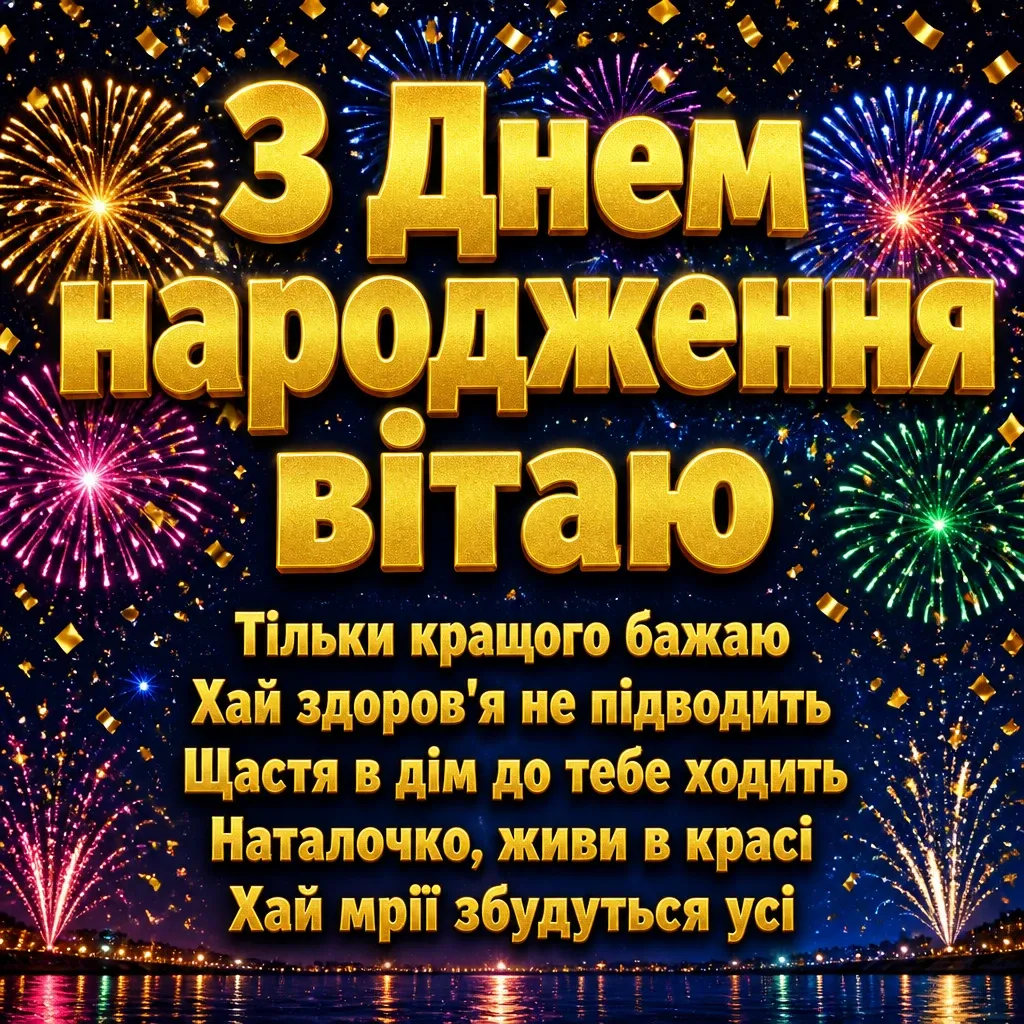 наташа з днем народження наталочка картинки