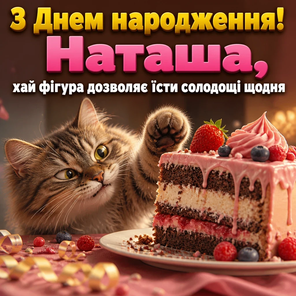 наташа з днем народження наталочка картинки