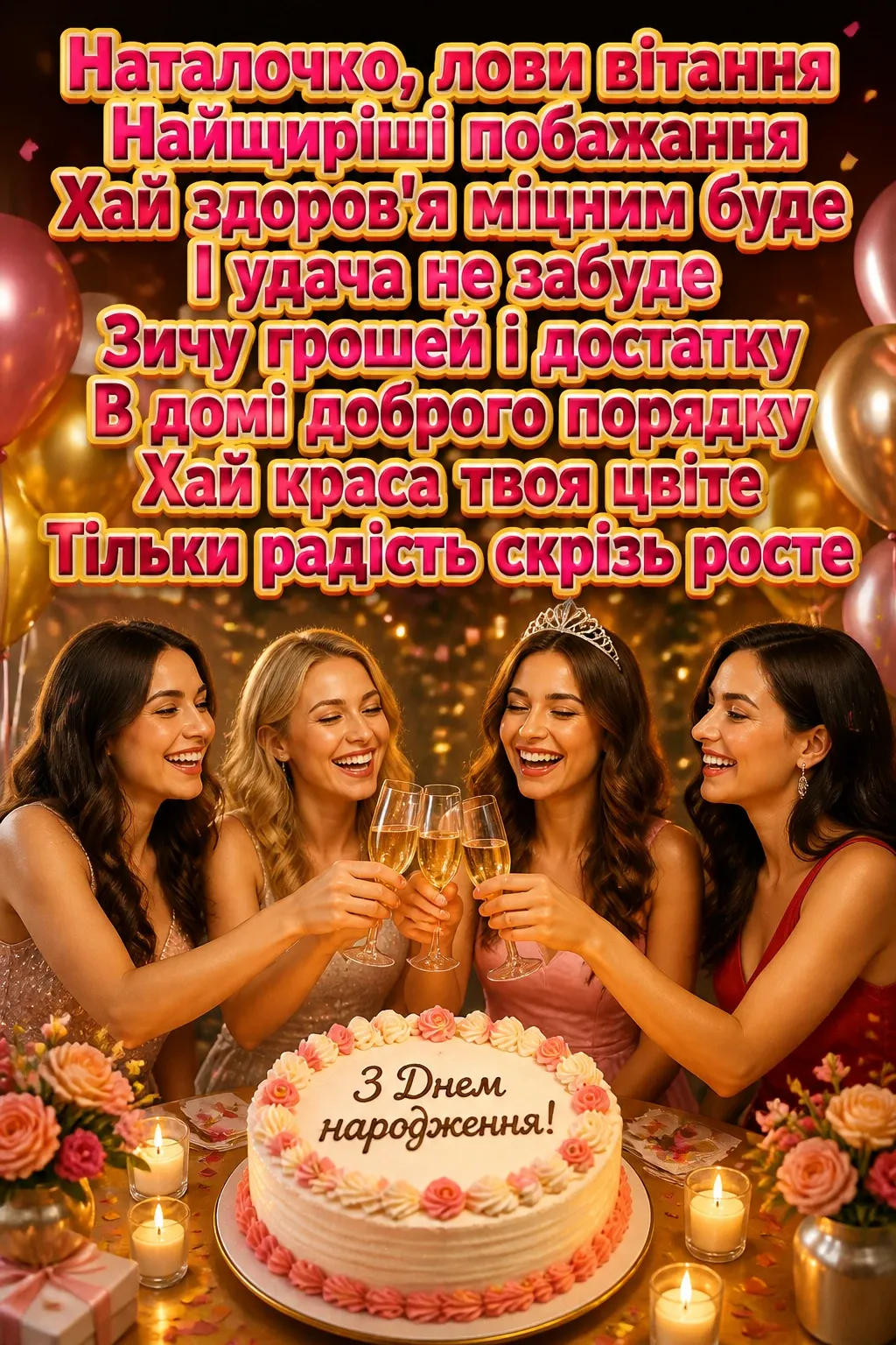 наташа з днем народження наталочка картинки
