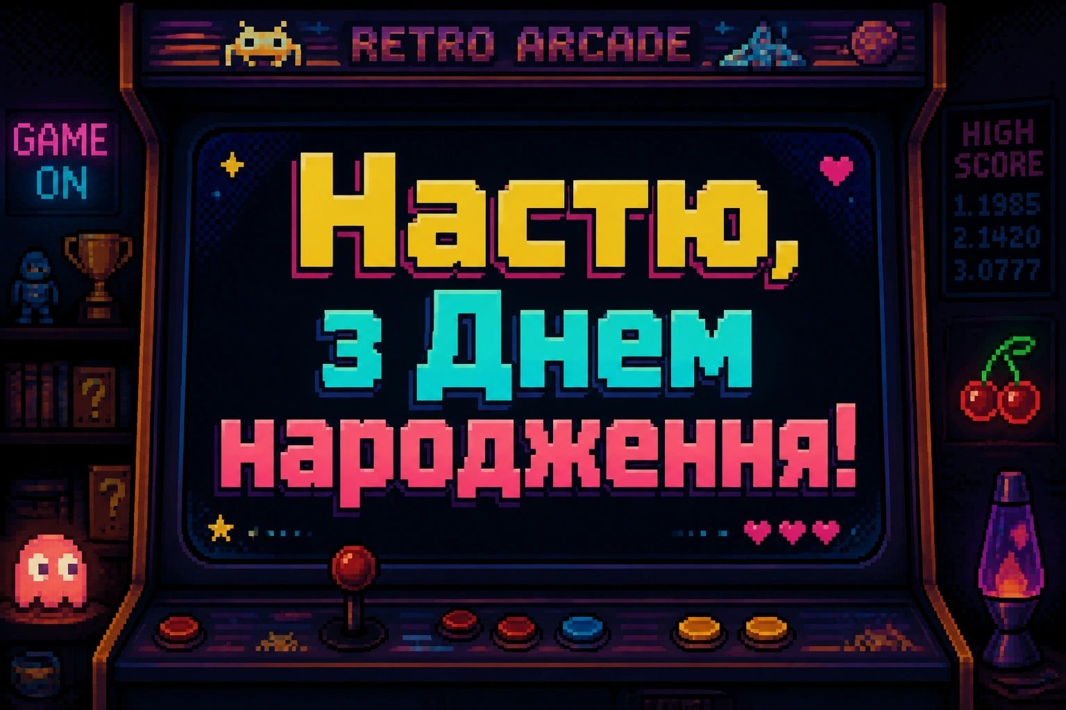 з днем народження настя